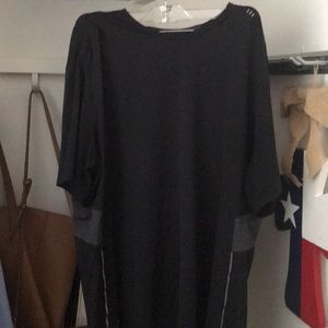 Lululemon black surge running shirt XXL